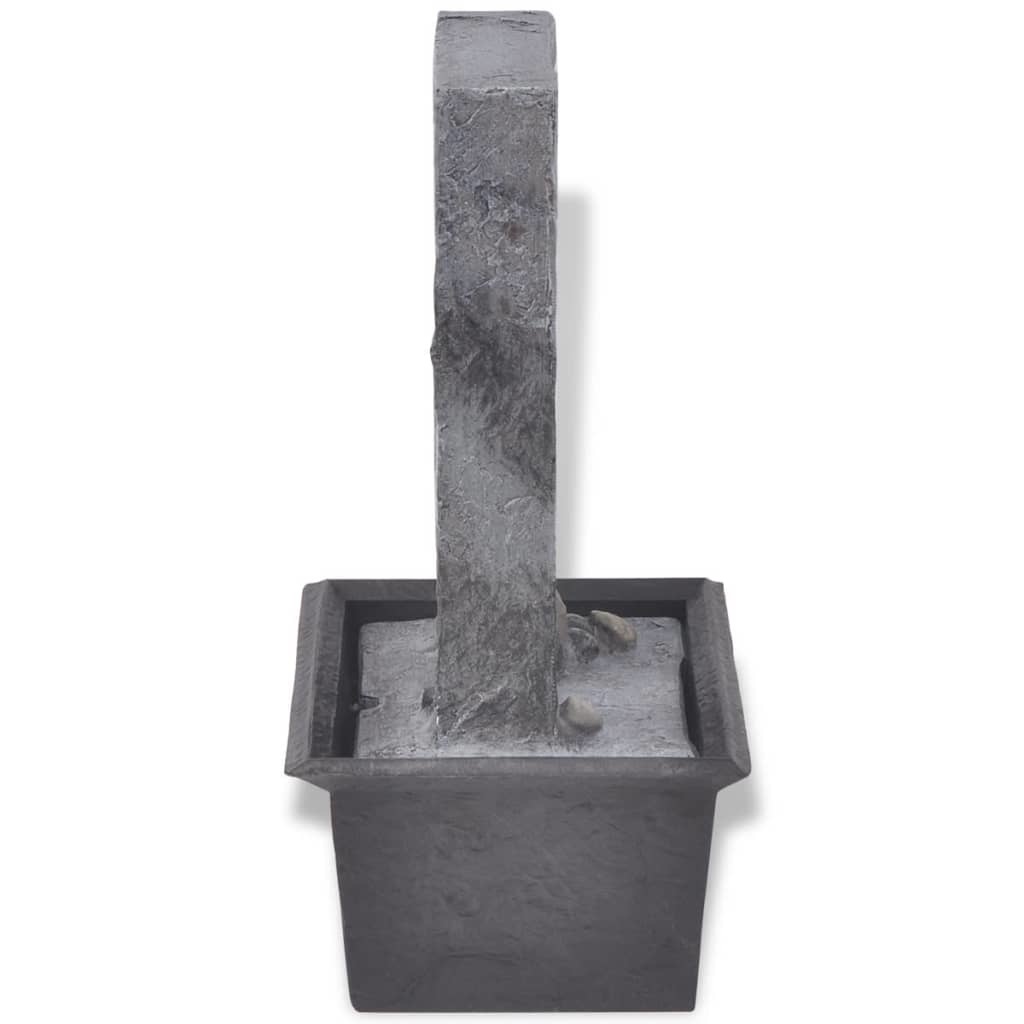 VidaXL Binnenfontein met LED-licht polyresin