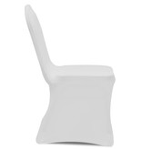 VidaXL Stoelhoezen stretch wit 100 st