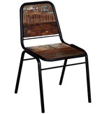 vidaXL Eetkamerstoelen massief gerecycled hout 44x59x89 cm 6 st