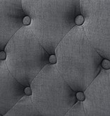 VidaXL Eetkamerstoelen 6 stuks donkergrijs stof