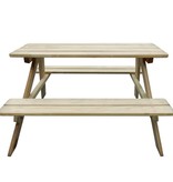 vidaXL Picknicktafel voor kinderen 89x89,6x50,8 cm FSC grenenhout