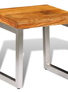 VidaXL Salontafel massief sheeshamhout