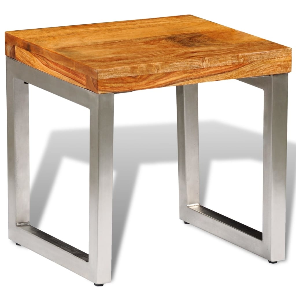 VidaXL Salontafel massief sheeshamhout