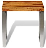 VidaXL Salontafel massief sheeshamhout