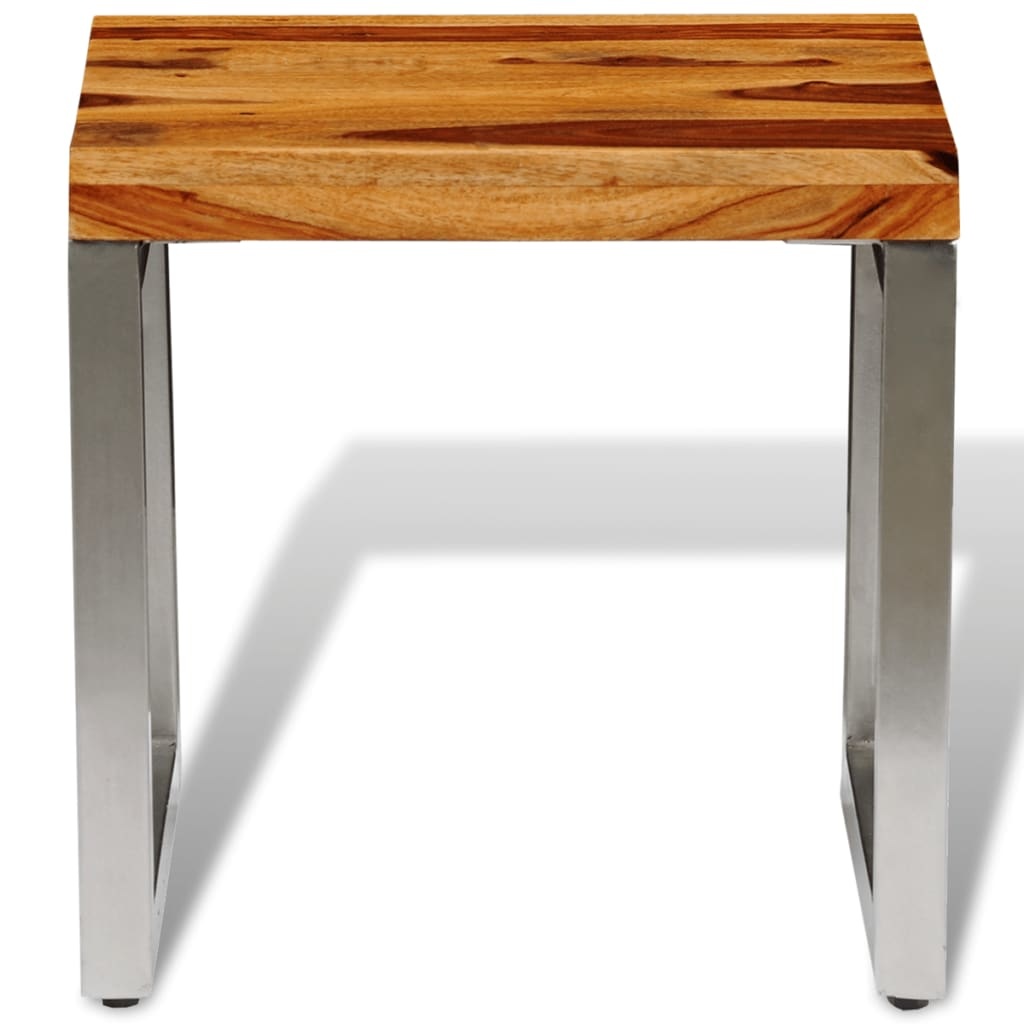 VidaXL Salontafel massief sheeshamhout