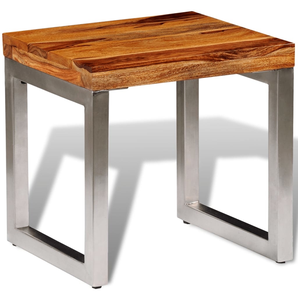 VidaXL Salontafel massief sheeshamhout