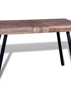 VidaXL Tafel gerecycled teakhout