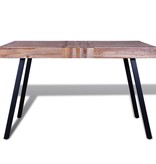 VidaXL Tafel gerecycled teakhout