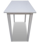 VidaXL Bartafel hout wit
