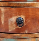 VidaXL Kast met 3 lades massief gerecycled hout