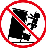 VidaXL Wandtafel met lade halfrond bruin