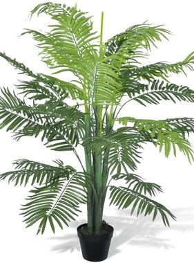 vidaXL Kunst Phoenix palmboom met pot 130 cm