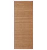 vidaXL Rechthoekige bamboe mat 80 x 300 cm (Bruin)