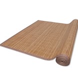 vidaXL Rechthoekige bamboe mat 80 x 300 cm (Bruin)