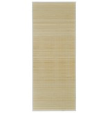 vidaXL Rechthoekige bamboe mat 150 x 200 cm (Neutraal)