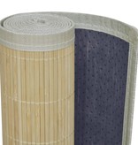 vidaXL Rechthoekige bamboe mat 150 x 200 cm (Neutraal)