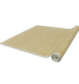 vidaXL Rechthoekige bamboe mat 120 x 180 cm (Neutraal)