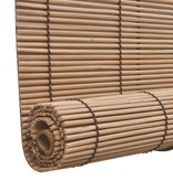 VidaXL Rolgordijn Bamboe 120 x 220 cm bruin