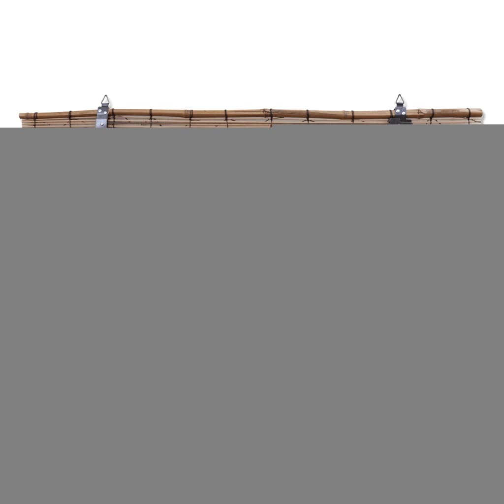 VidaXL Rolgordijn 100x160 cm bamboe bruin