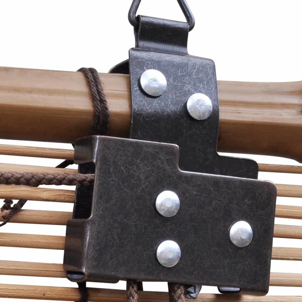 VidaXL Rolgordijn Bamboe 80 x 160 cm (Bruin)