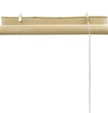 vidaXL Rolgordijn Bamboe  120 x 160 cm (Naturel)