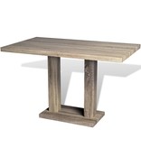 vidaXL Eettafel eiken-look MDF