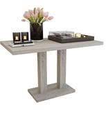 vidaXL Eettafel eiken-look MDF