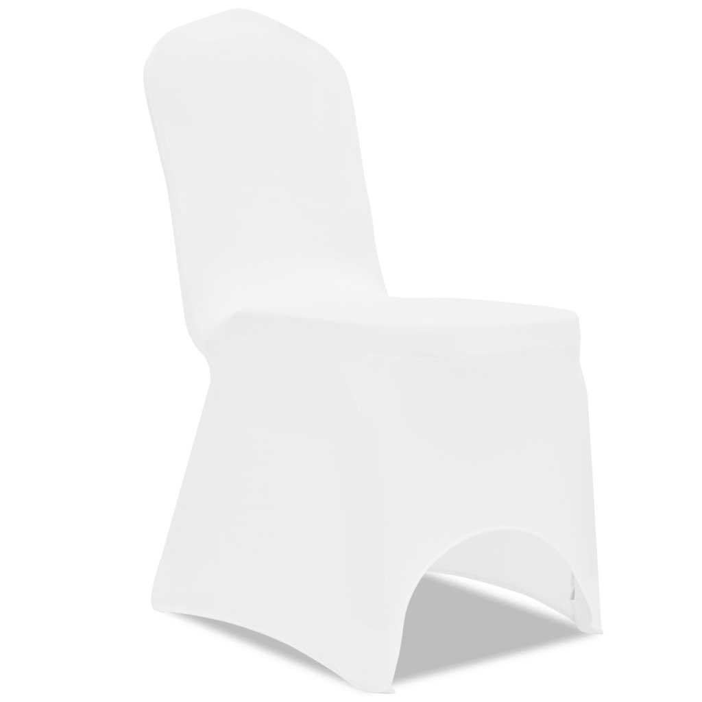 VidaXL Stoelhoes Stretch Wit (6 stuks)