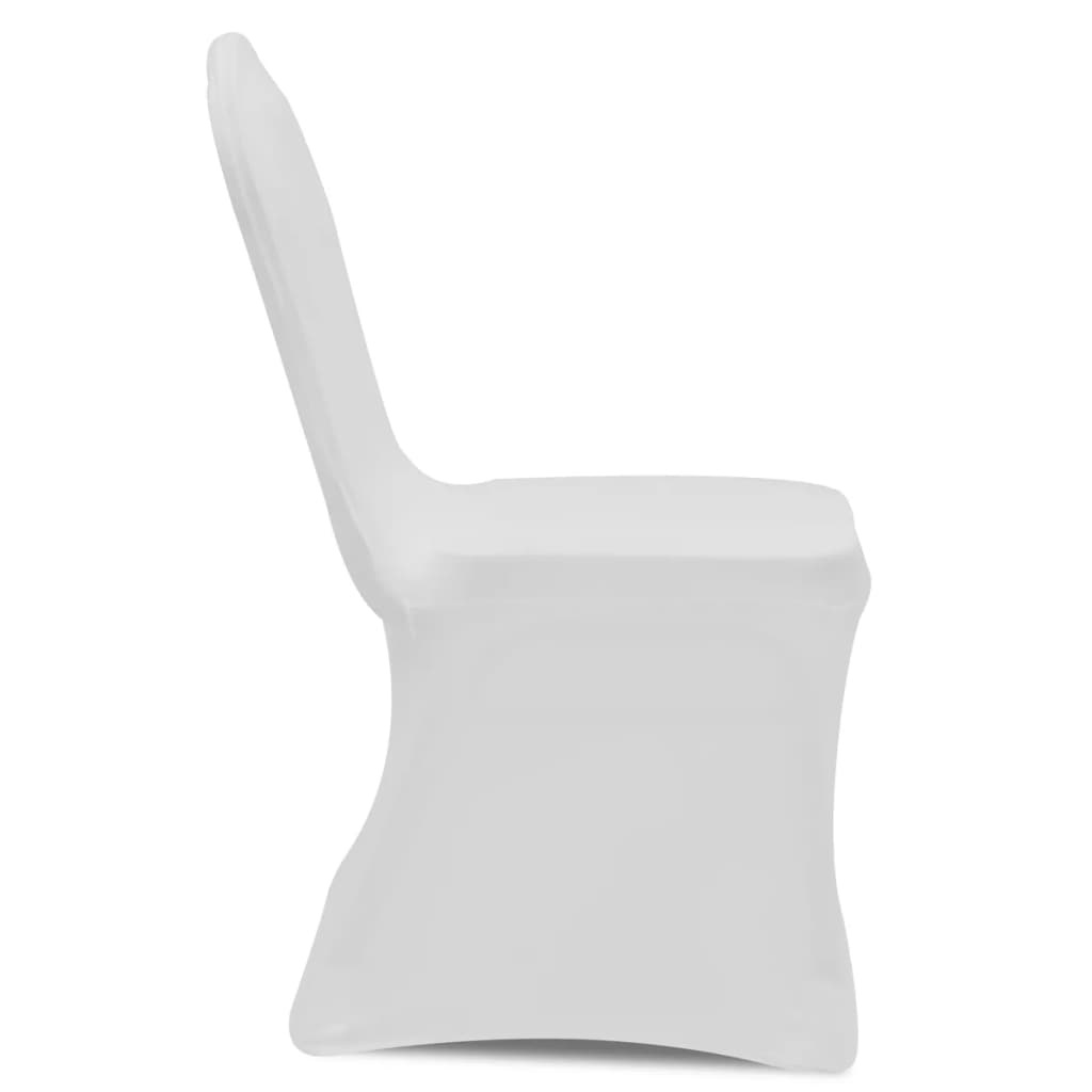 VidaXL Stoelhoes Stretch Wit (6 stuks)