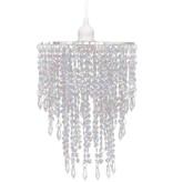 VidaXL Kroonluchter met kristallen 22,5 x 30,5 cm