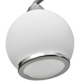 VidaXL Plafondlamp met glazen kappen + golvende rail