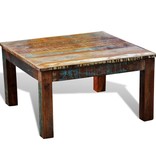 VidaXL Salontafel vierkant gerecycled hout
