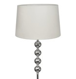 vidaXL Vloerlamp met hoog standaard en 4 ballen wit