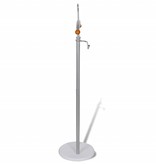 VidaXL Kledingstandaard voor jas en overhemd metaal