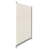 VidaXL Plisséjaloezie 100x200cm crème
