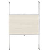 VidaXL Plisséjaloezie 100x200cm crème