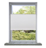 VidaXL Plisséjaloezie 100x150 cm wit