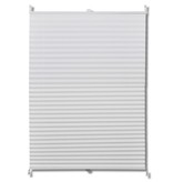 VidaXL Plisséjaloezie 100x100 cm wit