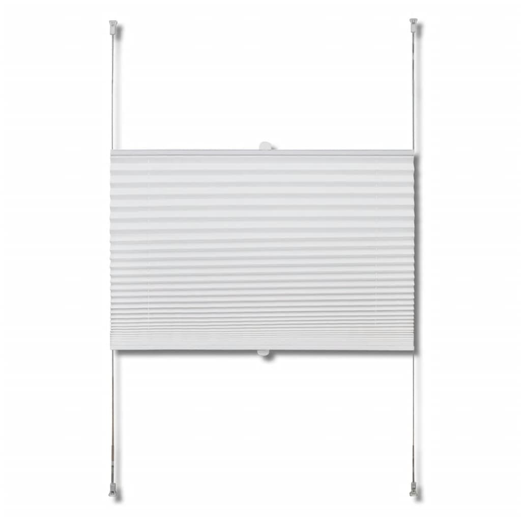 VidaXL Plisséjaloezie 60x100 cm wit