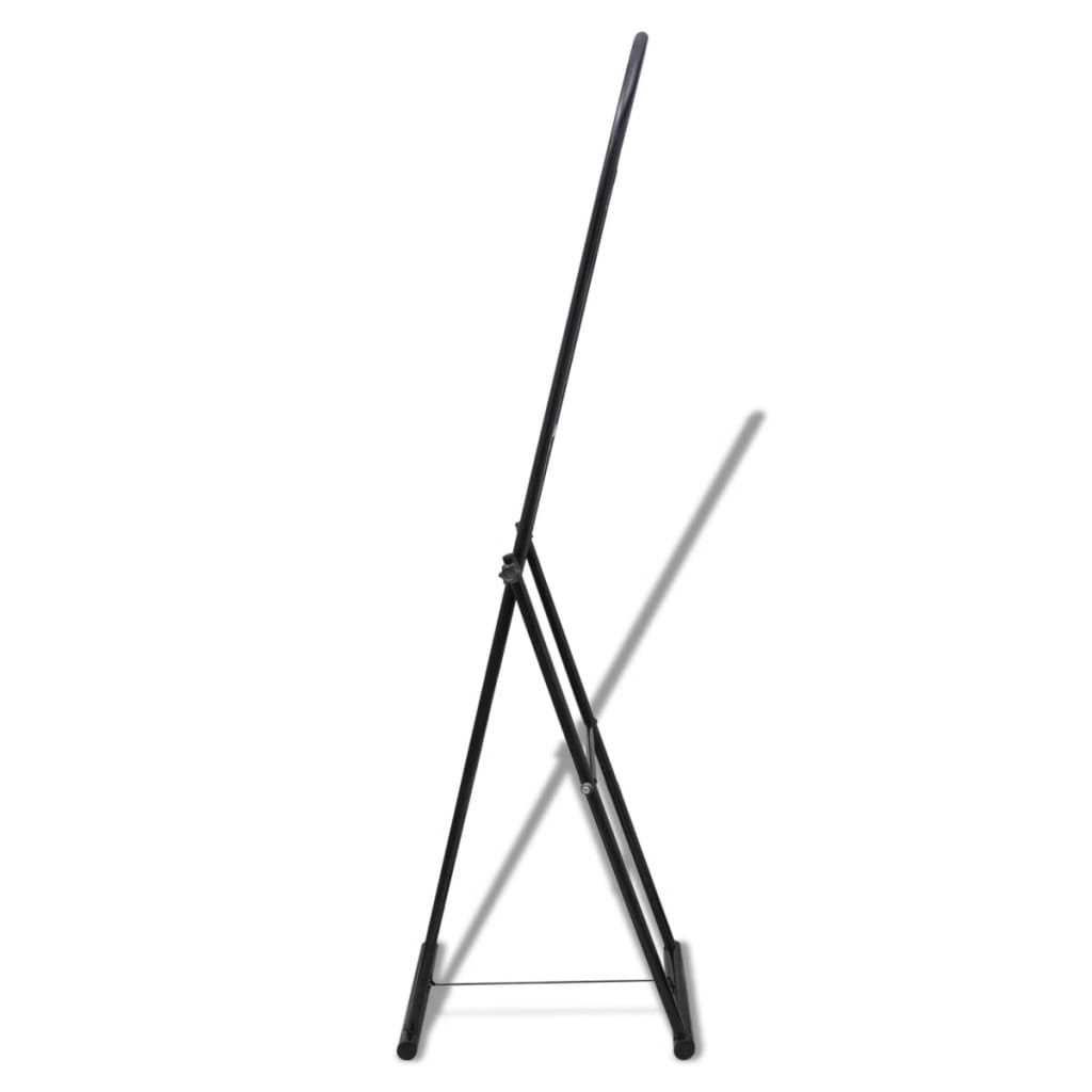 VidaXL Spiegel vrijstaand rechthoekig zwart