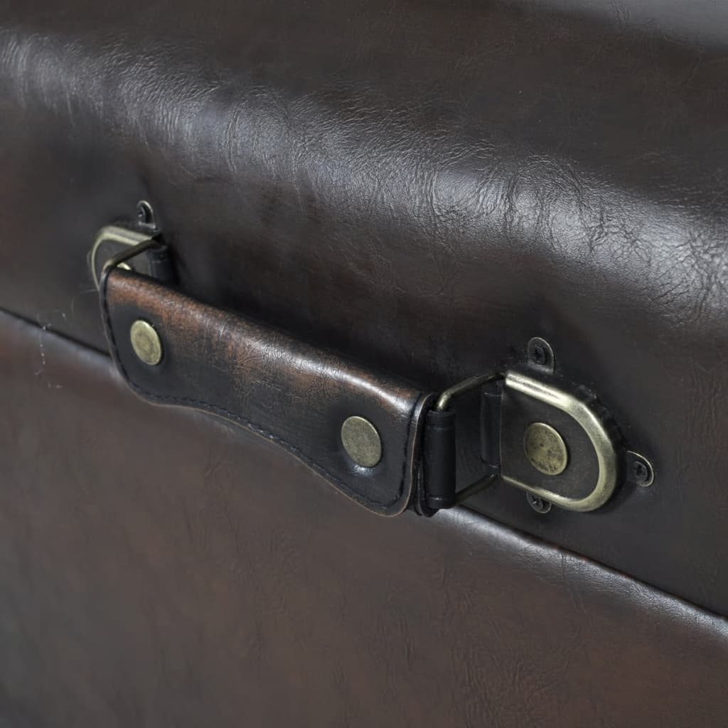 VidaXL Opbergbankenset bruin 3-delig