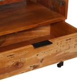 vidaXL Tv-meubel 118x35x45 cm massief gerecycled hout