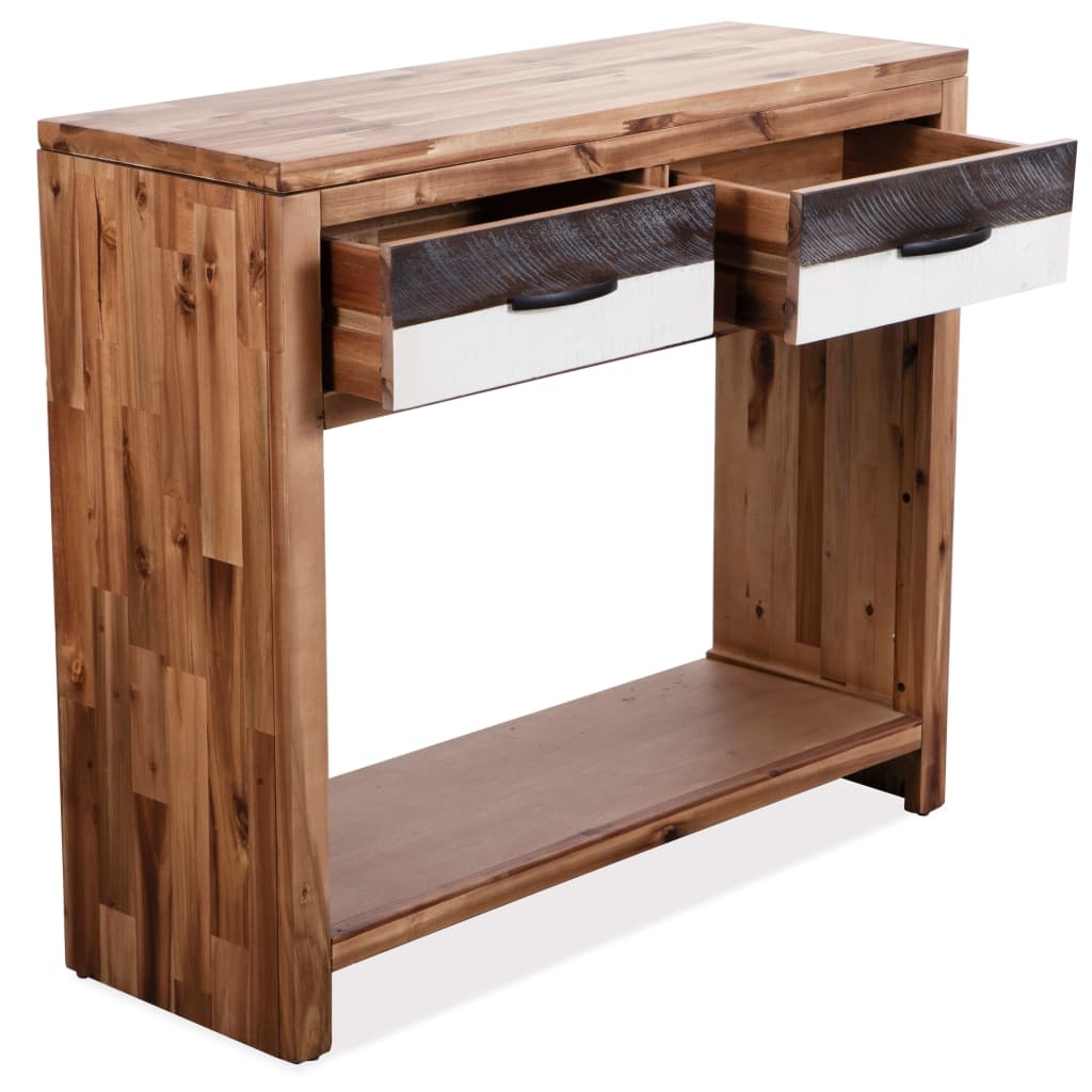 VidaXL Wandtafel 86x30x75 cm massief acaciahout