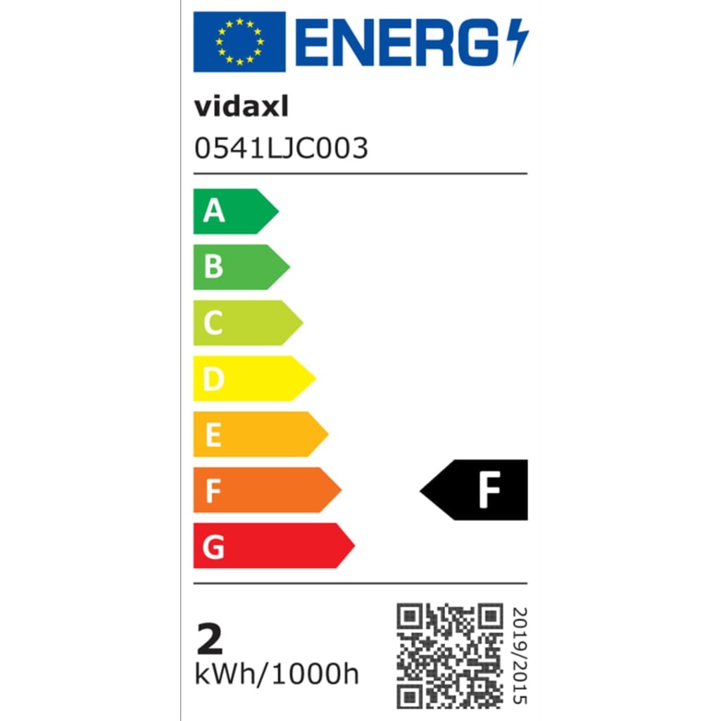 vidaXL Badkamerspiegel met LEDs 100x60 cm