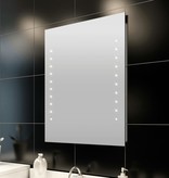 vidaXL Badkamerspiegel met LEDs 60x80 cm