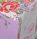 vidaXL Patchwork bloemen design voetenbankje