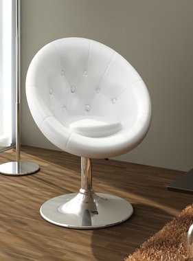 VidaXL Barstoel kunstleer wit