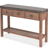 VidaXL Wandtafel 122x35x80 cm massief vurenhout