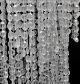 vidaXL Kroonluchter met kristallen 26 x 70 cm