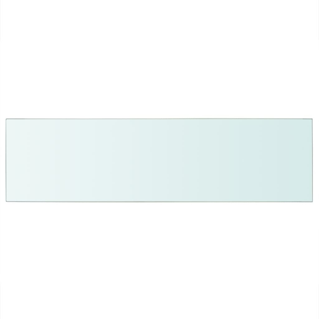 vidaXL Schappen 2 st 90x25 cm glas transparant